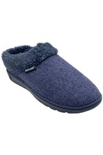 Muk Luks Women's Nony Ann Cozy Slippers Dark Blue Heather
