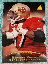 1995 PINNACLE BRYANT YOUNG #51 SAN FRANCISCO 49ERS 