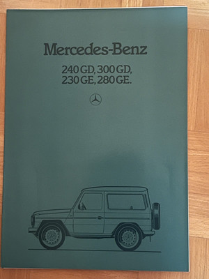Prospekt brochure Mercedes 230 280 GE 240 300 GD 11 1883