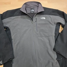 The North Face Mens Gray Black Apex Bionic Jacket Coat Size L