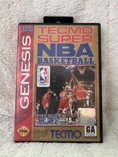 Tecmo Super NBA Basketball (Sega Genesis, 1993) (CIB)