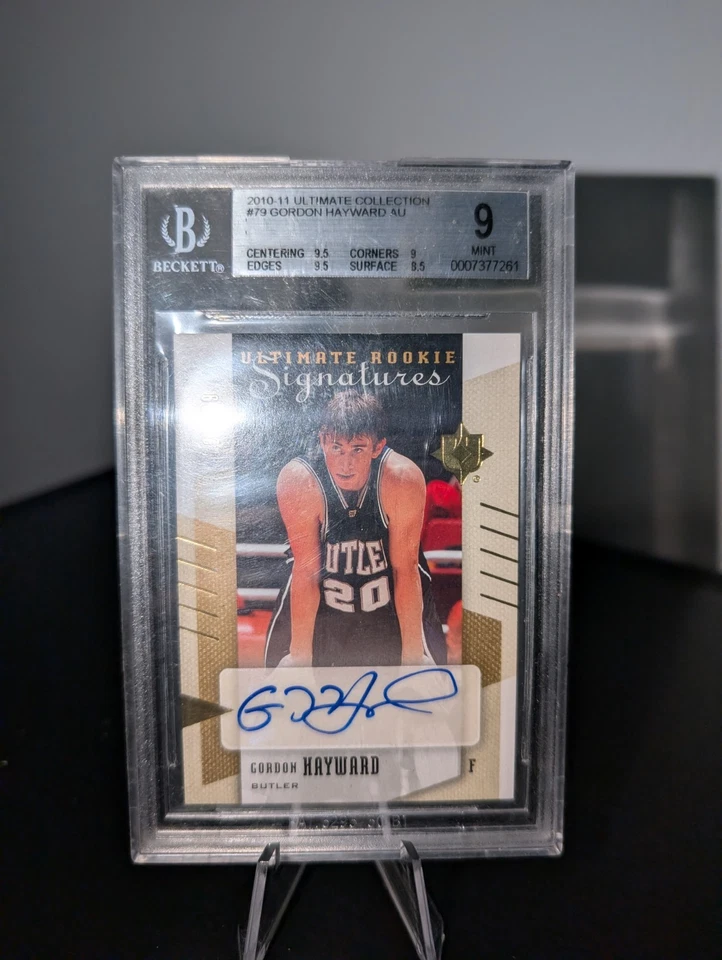 2010 11 Ultimate Collection Signatures 20 /99 Gordon Hayward #79 Auto RC 1/1 - Image 2 of 3