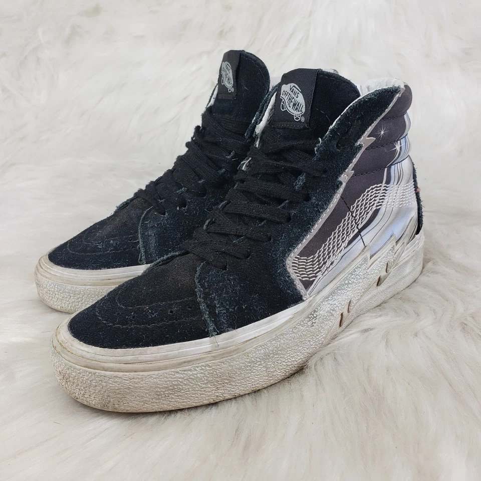 Zapatillas altas VANS 721454 negras azules Sk8 talla EE. UU. para hombre 3,5 para mujer 5 EUR 34,5 Foto 4 de 4