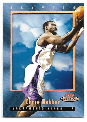2003/04 Fleer Mystique Skyview #9 Chris Webber KINGS #d 42/51