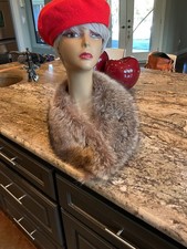Vintage Brown Fur Collar