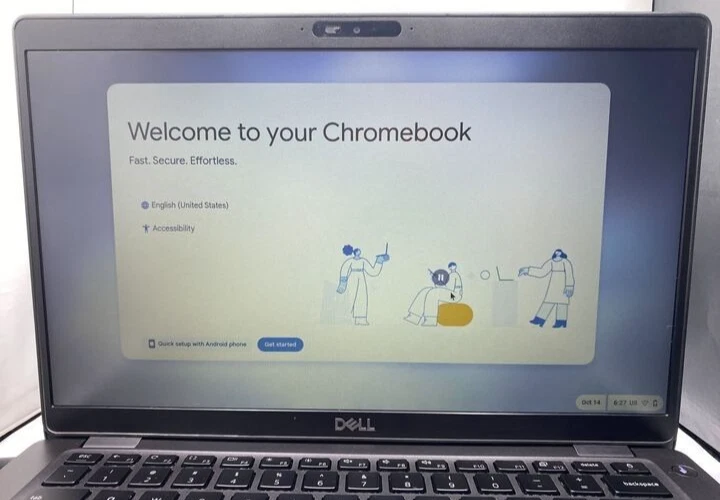 Chromebook Dell Latitude 5400 14" Intel Celeron 4305U @2,2 GHz 8 GB RAM 256 GB SSD Foto 4 de 4