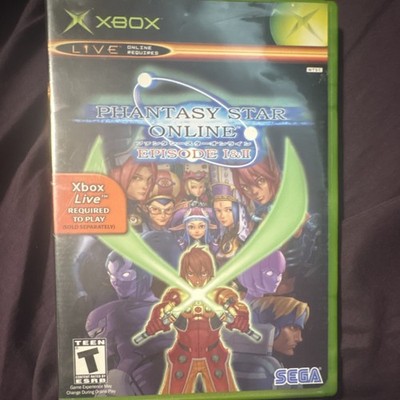 Phantasy Star Online: Episode I & II Xbox Game by SEGA, T-Teen, Manual