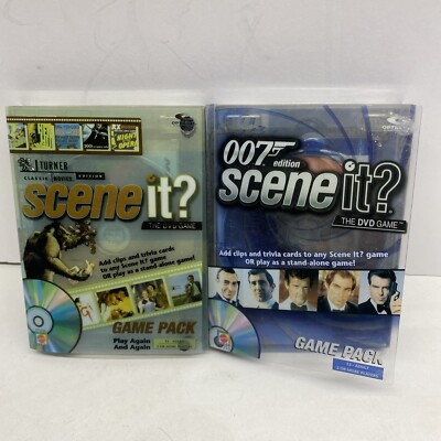 Scene It DVD Game Lot Turner Classic Movies, ￼007 New  Sealed