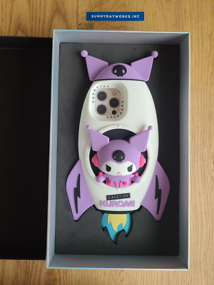 iPhoneアクセサリー CASETIFY KUROMI ROCKET iPhone16pro Sanrio Characters Kuromi CASETiFY Rocket Collectible Phone