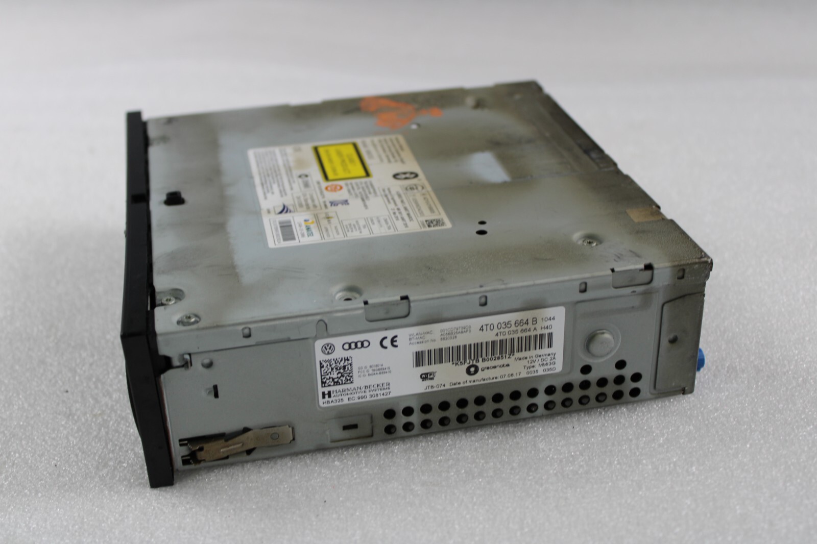 Lamborghini Huracan, LP610, 580, Disk Drive, Fire Dmg, Used, P/N 4T0035664B