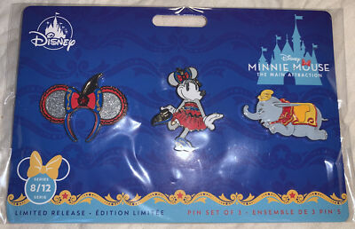 minnie mouse main attraction dumbo pin set