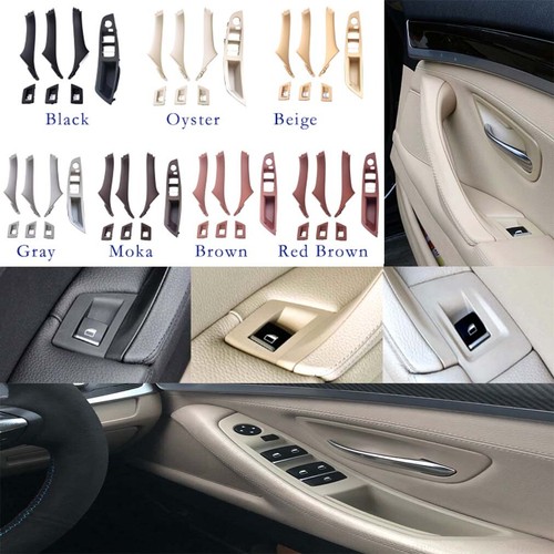 For BMW 5 Series F10/11 7PCS Inner Door Pull Handle Window Lift Panel Oyster RHD - Picture 5 of 5