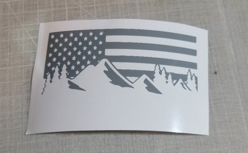 USA Flag Distressed decal sticker vinyl graphic American car truck window 4.0 - Picture 5 of 7