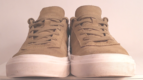 Converse All Star Brown Suede Leather Low Sneakers Unisex Mens Sz 10 Womens 12 - Picture 4 of 19