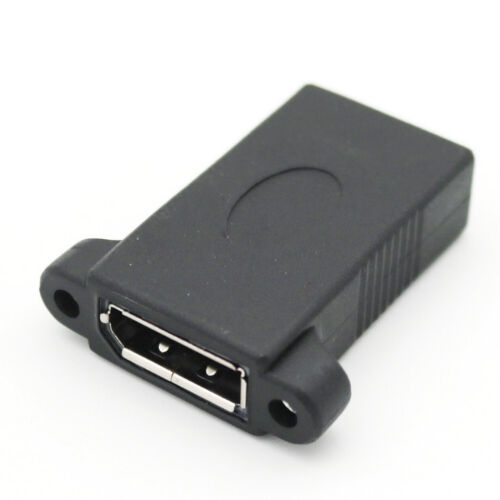 1pc DP Panel Mount Coupler Displayport Female to Female Straight-Through Adapter - Picture 2 of 12