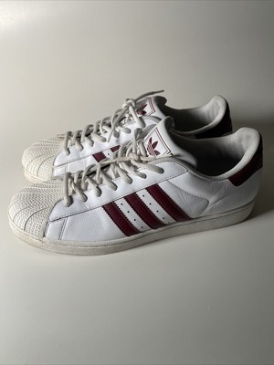 mens red shell toe adidas