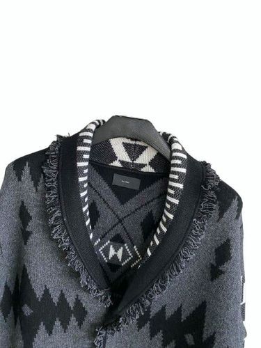 ALANUI Cardigan cashmereallover pattern L Black | eBay