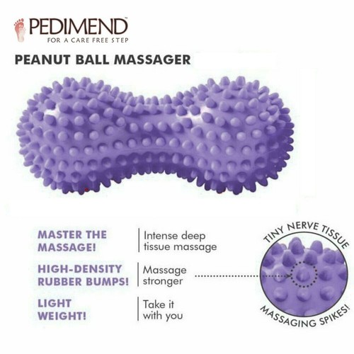 Pedimend Peanut Shape Massage Roller - Deep Tissue Physical Therapy - 1PC - UK - Picture 6 of 11