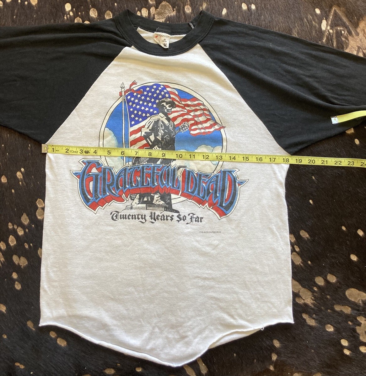 Grateful Dead 1985 ツアーTシャツ ラグラン 1985 Grateful Dead Raglan Shirt M/L 20 Years GDM CONCERT DATES | eBay