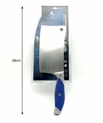 Coltello Mannaia per Carne Verdura Macellaio da Cucina Gourmet 28cm in Acciaio