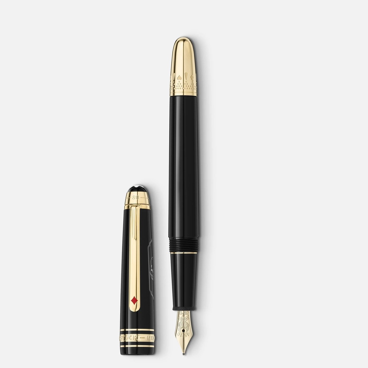 Montblanc Meisterstück fountain pen 128381 18K gold nib F Around