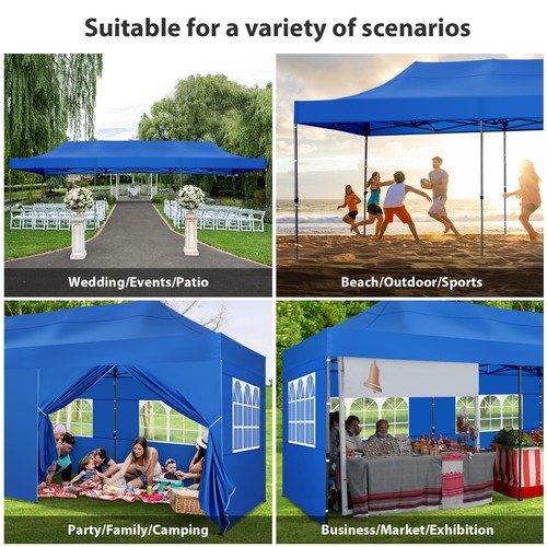 10x30\20 Heavy Duty Pop Up Canopy Party Tent Waterproof Gazebo Outdoor Wedding - Picture 53 of 100
