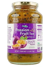JAYONE Honey Passion Fruit Marmalade Sweet Puree, Tea/Water/Soda Mixer, 35.27 Oz