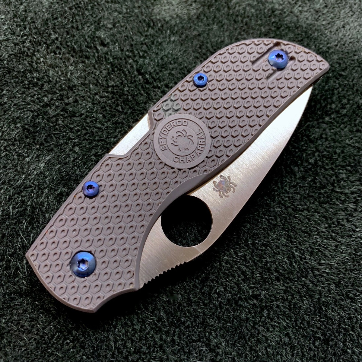 Titanium Screw set (NO KNIFE) for Spyderco Chaparral C152PGY 3