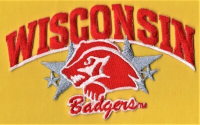 WISCONSIN BADGERS EMBROIDERED PATCH | eBay