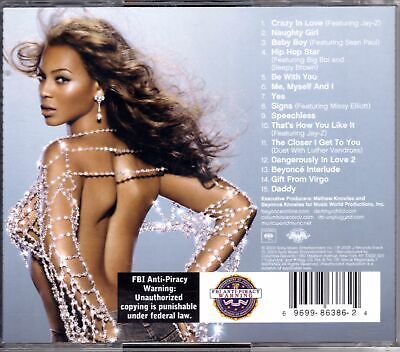 Beyonce Dangerously In Love 2003 CD 1st Press Album R&B Pop Beyonce Dangerously In Love 2003 CD 1st Press Album R&B Pop