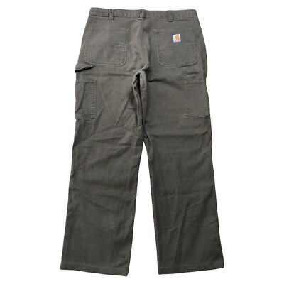 Carhartt Pants Mens 36x30 Green 103279 217 Rugged Flex Relaxed