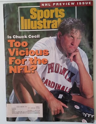 Sports Illustrated October 11, 1993 Chuck Cecil Arizona Cardinals