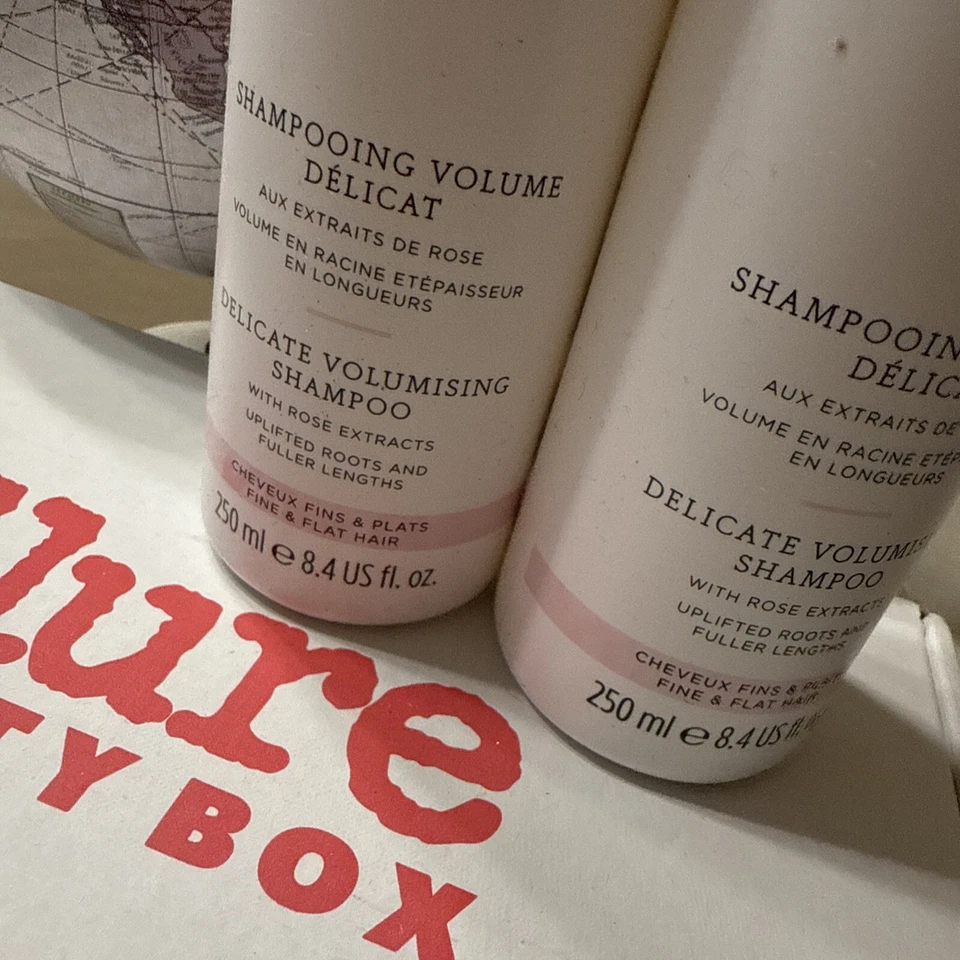 2 delicados champú voluminizador con extractos de rosa de Christophe Robin 8,4 oz R Foto 3 de 4