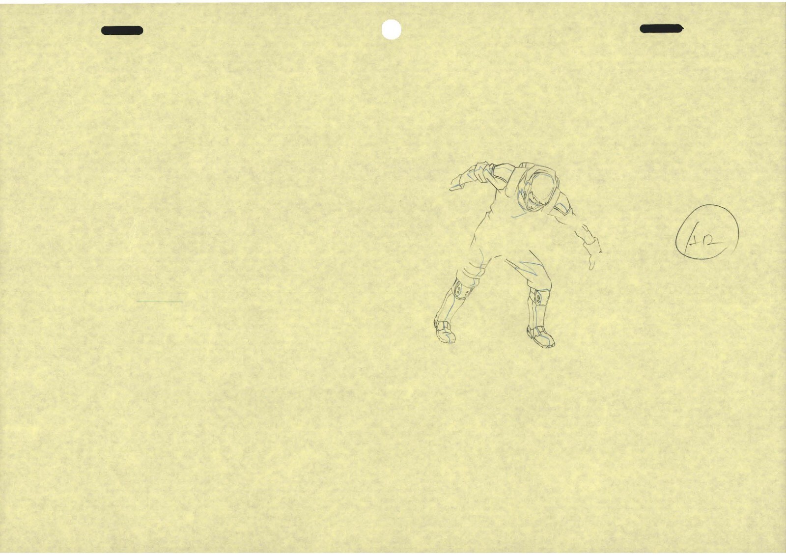 G.I. Joe Resolute Production Animation Cel Drawing 2009 D-008