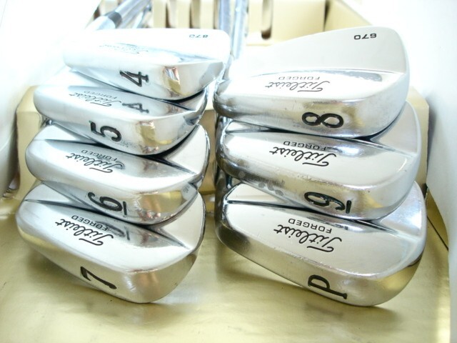 未使用品 Titliest タイトリスト Forged 670アイアン アイアンセット タイトリスト 670 フォージド アイアン D/G 6～9