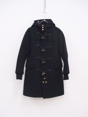 Scye Size 38 Duffle coat black 2-1120A♪ | eBay