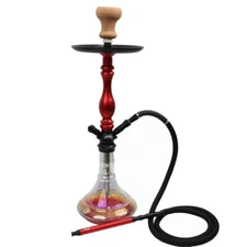 24’’ Inhale®️Hookah With Interlock System,A  hand Blown Glass & A Silicone Hose