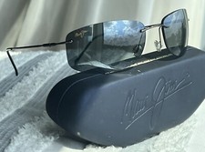 Maui Jim Lahaina MJ 450 02 Titanium Flex Sport Frame Grey Polarized Lenses