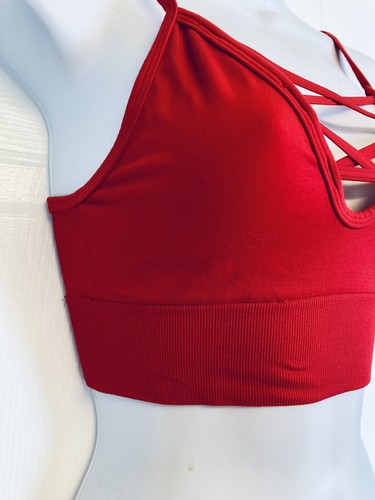 Bralette rosa Victoria's Secret taglia small rossa con cinturino davanti - Foto 2 di 7