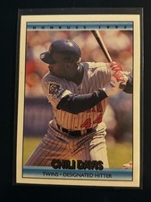 Chili Davis 1992 donruss baseball card #115 3 time World Series champion
