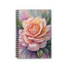 Floral Spiral Notebook - Ruled Line, for Writing, Journaling, School