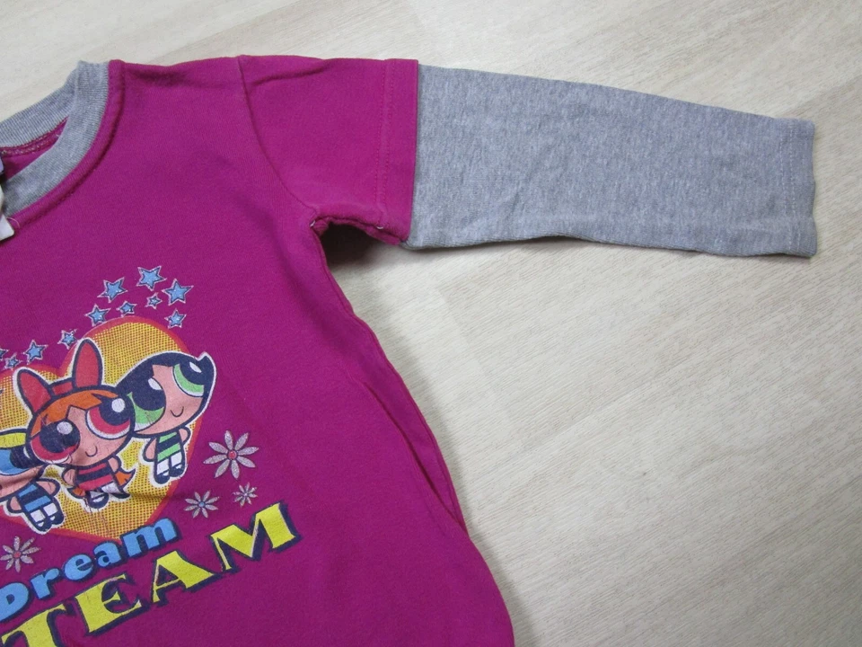 Vintage 2000s Powerpuff Girls T-Shirt Kids (XS) 4/5 Cartoon Network Y2K L/S - Image 4 of 4