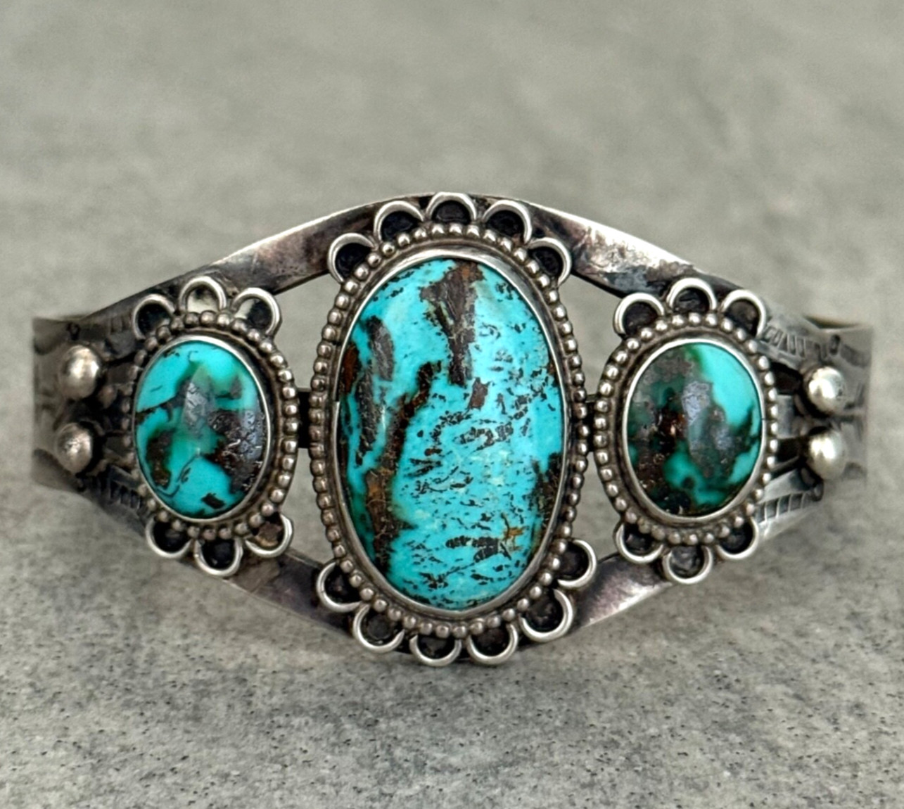 Vintage Native American FRED HARVEY ERA Navajo Turquo… - Gem