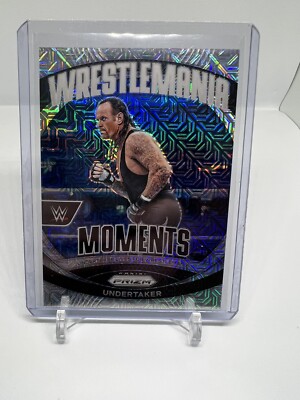 2024 Panini Prizm WWE Undertaker Mojo Wrestlemania Moments #/25