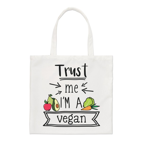 Trust Me I'm A Vegan Regular Tragetasche Lieblings Beste Lustiger Witz Shopper-image