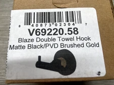 ICO V69220.58 Bath Volkano Blaze Double Robe Hook