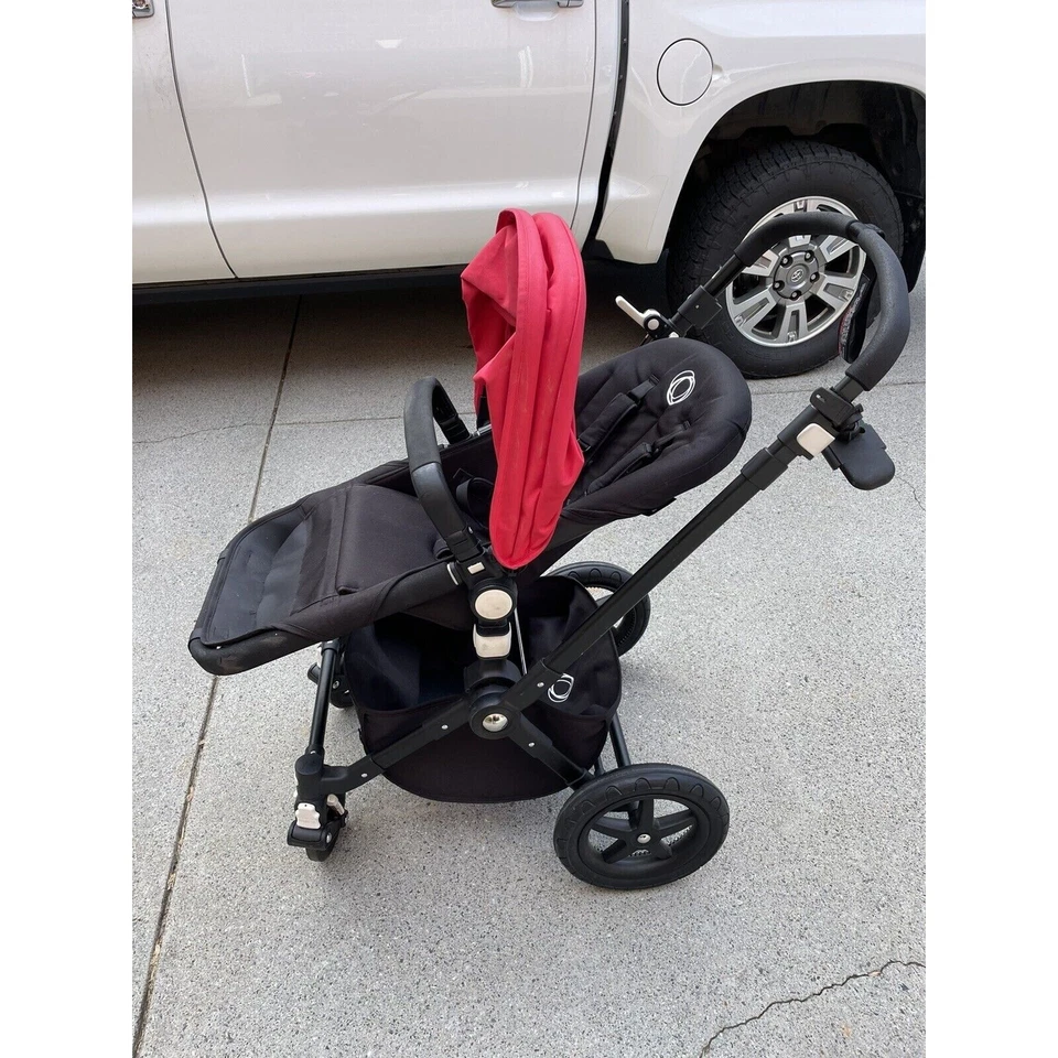 Bugaboo Cameleon 3 Stroller Set - Black & Red w/ Accessories - Excellent! - Image 2 of 4