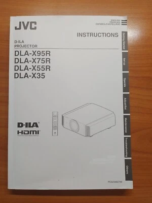 FRENCH MANUAL Videoproiettore JVC D-ILA DLA X95R X75R X55R X35 - Imagen 1 de 4