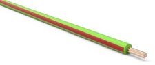 20 AWG Automotive TXL Wire Light Green w/ Red Stripe Various Lengths