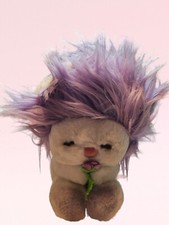 1982 Dakin Nature Babies Frou Frou Purple Hair Plush Vintage W/ Tag